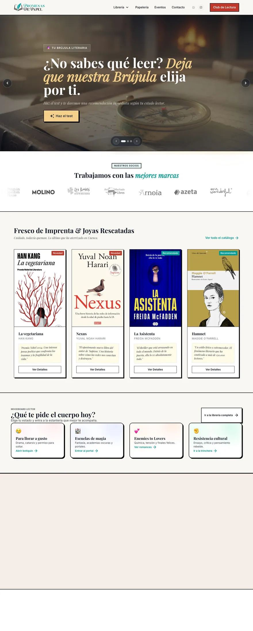 Web de Promesas de Papel
