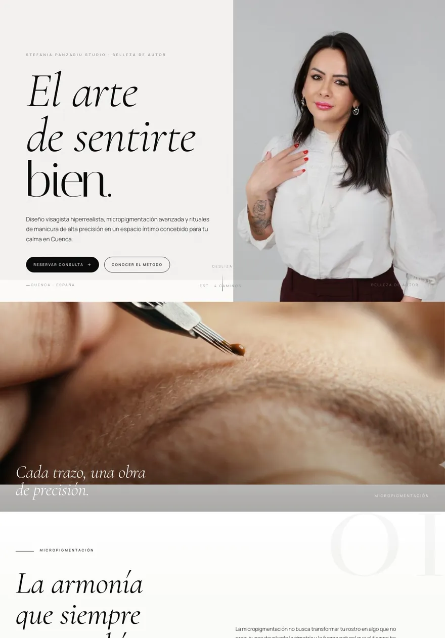 Web de Stefania Panzariu Studio